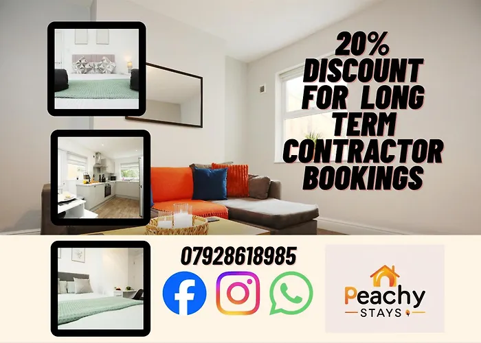 Nyaraló Spacious 4 Bedroom House - Sleeps 8 Guests, Contractors, Groups, Families, Business, Leisure & Relocation Welcome, 13 Minutes From Centre, Fast Wi-fi, Smart Tv In Lounge & Free Parking, Long And Short Welcome Bristol